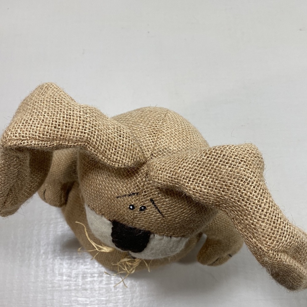 Burlap bunnyββββββββββββββββ - Picture 7 of 9